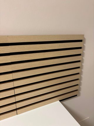 Set 3 Pannelli Decorativi a Doghe Legno Rovere Chi