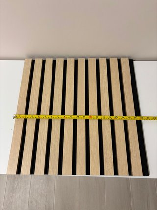 Set 3 Pannelli Decorativi a Doghe Legno Rovere Chi