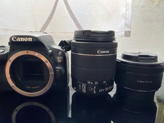 Canon EOS 100D + 2 objetivos Canon