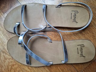Sandalias Porronet Plateadas