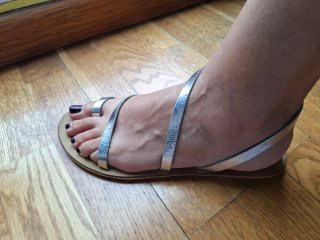 Sandalias Porronet Plateadas