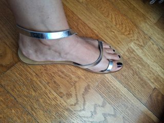 Sandalias Porronet Plateadas