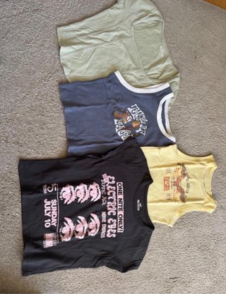Lote 4 Camisetas Hollister Talla XS