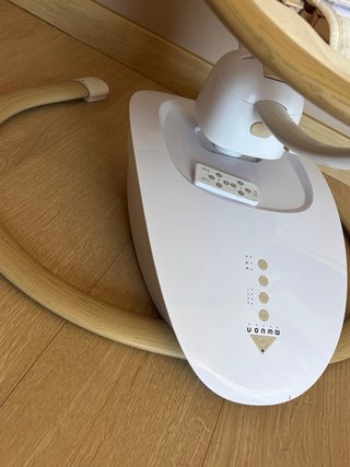 Hamaca Columpio Bebé Madera y Tela