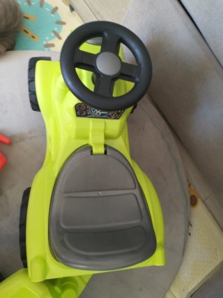 Correpasillos Tractor Ecoiffier con remolque