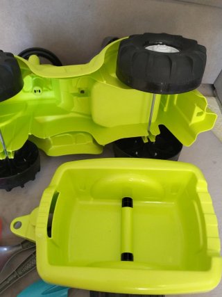 Correpasillos Tractor Ecoiffier con remolque