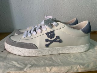 Zapatillas Scalpers Ford Blancas Calavera UNISEX