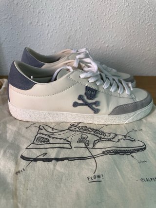 Zapatillas Scalpers Ford Blancas Calavera UNISEX