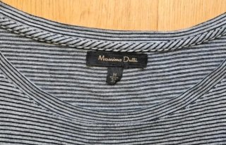 Vestido Massimo Dutti Talla S/M Rayas