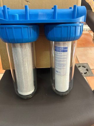 Doble pre-filtro para agua