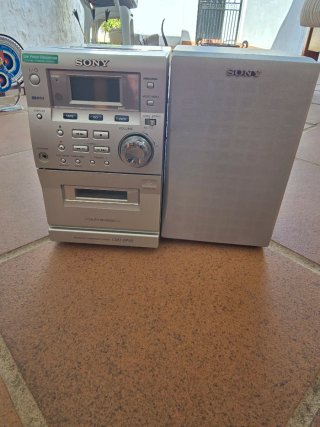 Minicadena Sony CMT-EP50 Plata