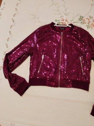 Cazadora lentejuelas LUC & CE XL