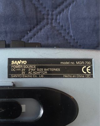 Walkman Sanyo Bassxpander Auto Reverse