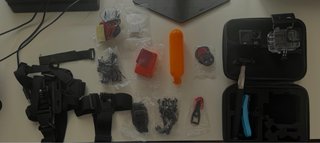Cámara de video con todos los Accesorios