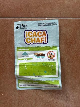 Juego de mesa Caca Chaf Pisa a Caca