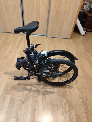 Bicicleta plegable B'TWIN Tilt 500 Azul.