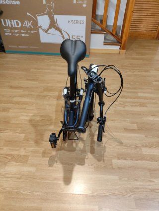 Bicicleta plegable B'TWIN Tilt 500 Azul.