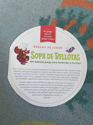 Juego Sopa de Bellotas Lúdilo