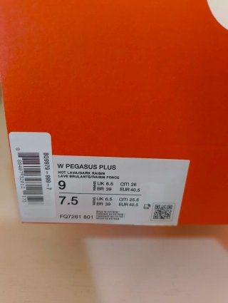 Nike Pegasus Talla 40.5 Naranja/Rosa