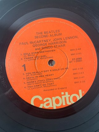 The Beatles Second Album Capitol USA Import