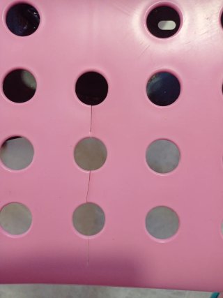Silla giratoria rosa