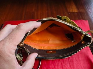 Bolso TOUS vintage - Piel con parches troquelados