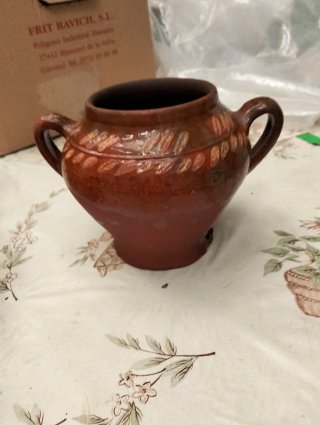 Pucheros de barro+jarrita