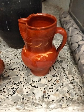 Pucheros de barro+jarrita