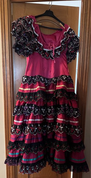 Vestido de Faralaes con volantes