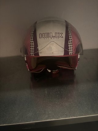 Casco Moto Rosa HELIX