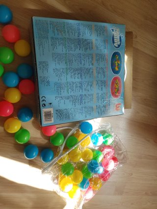 Juego de bolas de colores infantil