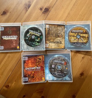 Trilogía Uncharted PS3 impecable y en español