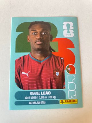Cromo Rafael Leão Mundial Qatar 2022