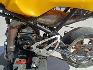 Minimoto Deportiva Amarilla.