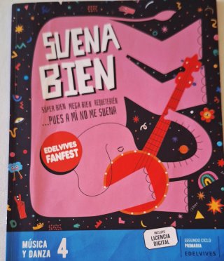 Libro Música y Danza 4º Primaria Edelvives