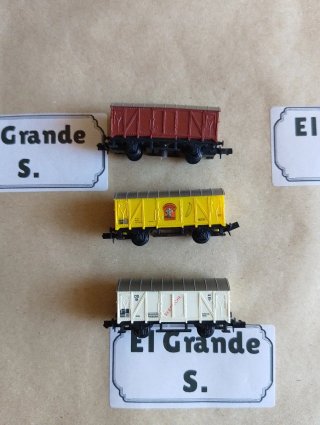 Lote 3 vagones ARNOLD
