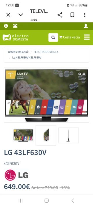 LG 43 Smart TV Bluetooth