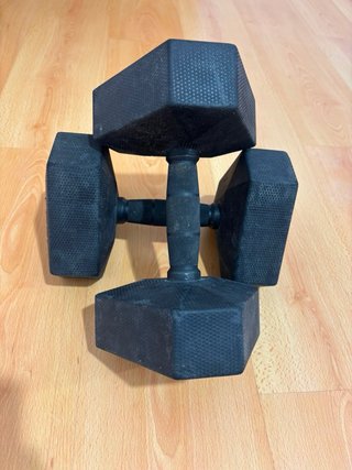 Mancuernas hexagonales de 15 kg