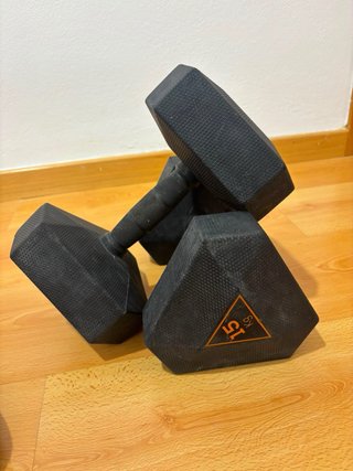 Mancuernas hexagonales de 15 kg
