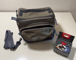 Kit Bolsa VAUDE manillar de bici con impermeable.