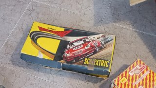 Scalextric Tri-ang piezas y pista completa