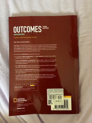 Libro Inglés C1 Outcomes National Geographic