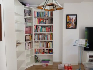 Librería IKEA Esquina 3 Módulos Blanca