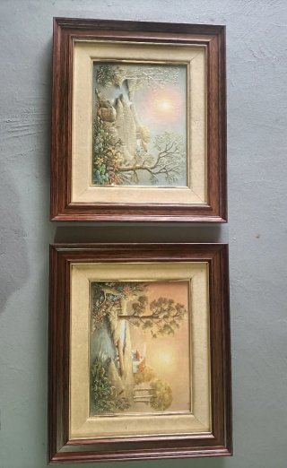 Juego de 4 cuadros decorativos
