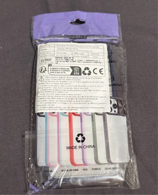 Funda iPhone 14 Transparente Azul