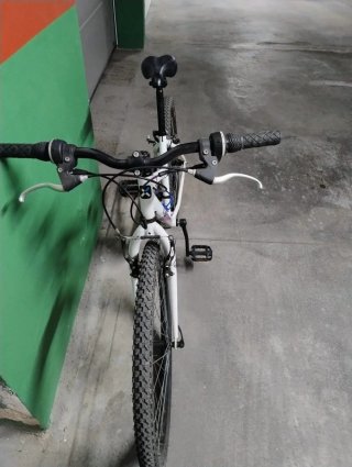 Bicicleta junior blanca