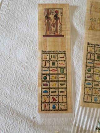 8 Segnalibri Papiro Egiziano