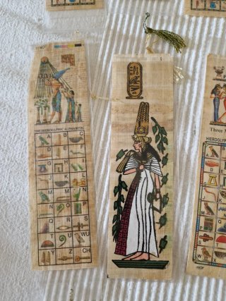 8 Segnalibri Papiro Egiziano