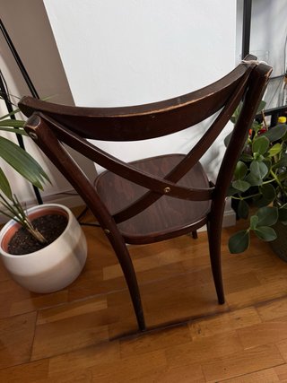 Silla vintage madera curvada Thonet