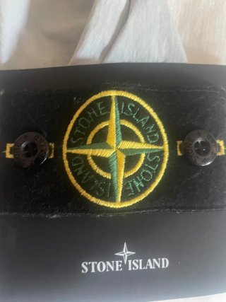 Stone Island Raso Gommato Chaqueta Gris